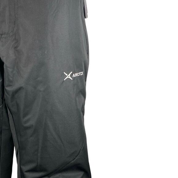 NEW Arctix Black Straight Insulated Waterproof Winter Essential Ski Snow Pants L - Picture 2 of 8